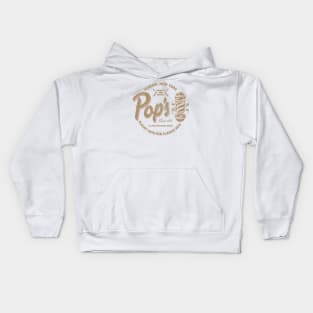 Pop’s Barber Shop (aged look) Kids Hoodie